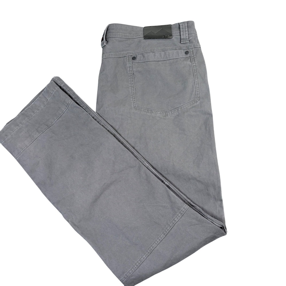 Wrangler ATG All Terrain Gear Mens Gray Canvas Outdoor work Hiking Pants 38x31